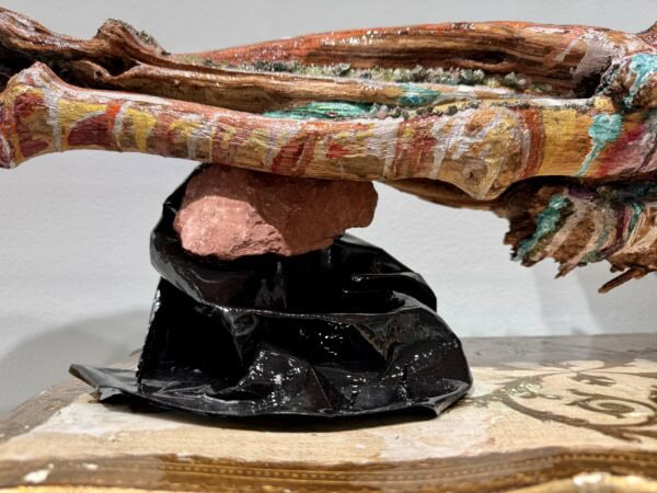 "Treasure Chest" Mixed Media Wall Sculpture, 38" x 50" x 14", Interactive Cabinet Installation - Image 8