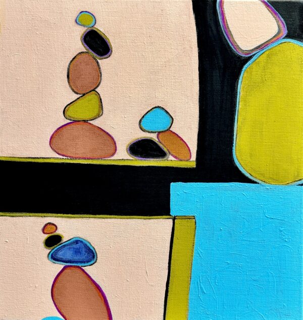 Contemporary Southwest diptych “Desert View I & II” - Image 2